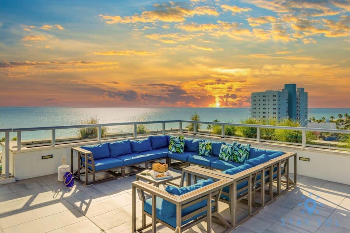 Rooftop Pool - Balcony - Hollywood Beach Broad - Walk Dış mekan fotoğraf