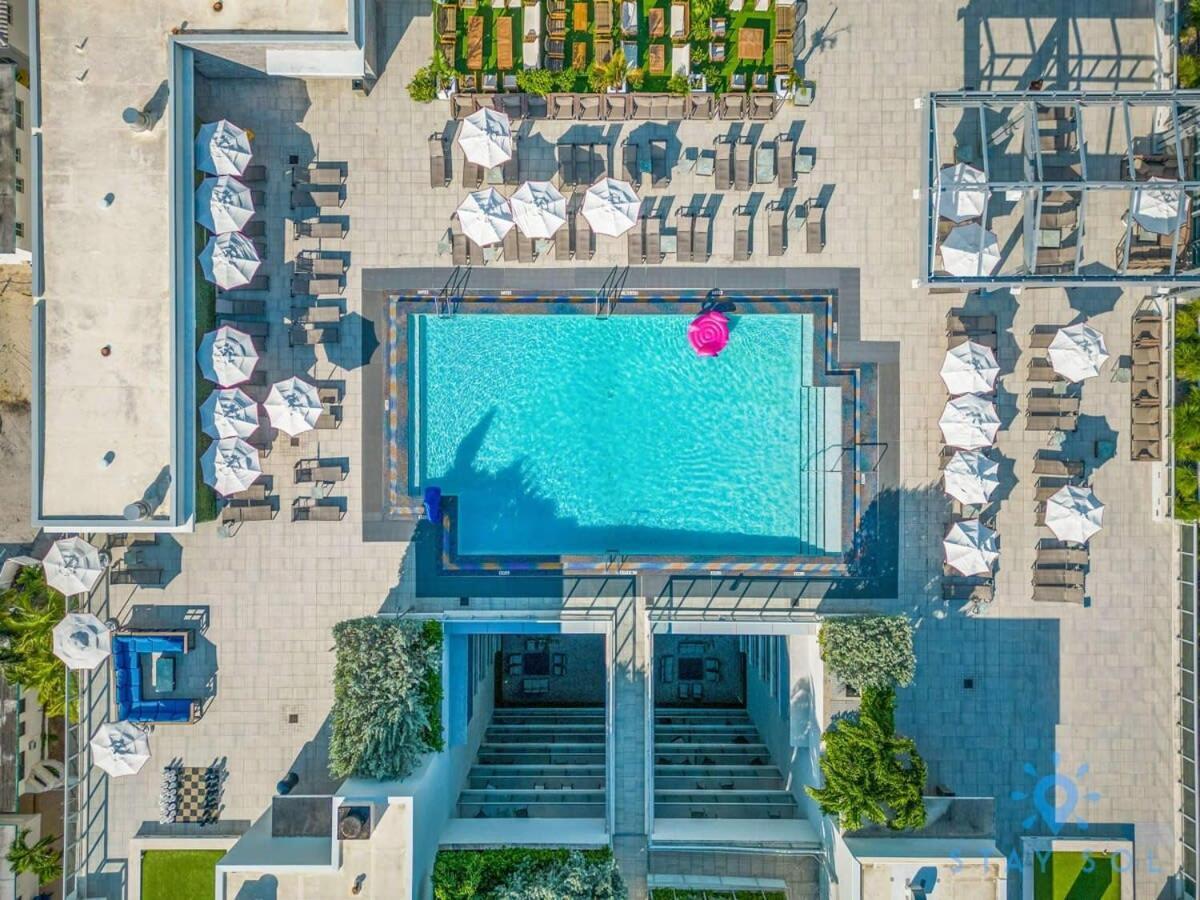 Rooftop Pool - Balcony - Hollywood Beach Broad - Walk Dış mekan fotoğraf